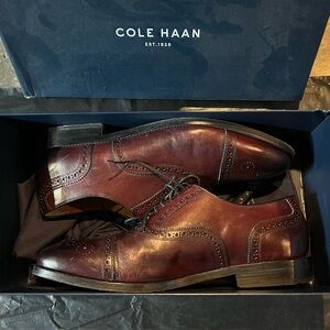 Cole Haan Men's Oxblood Oxford Shoes SZ 15